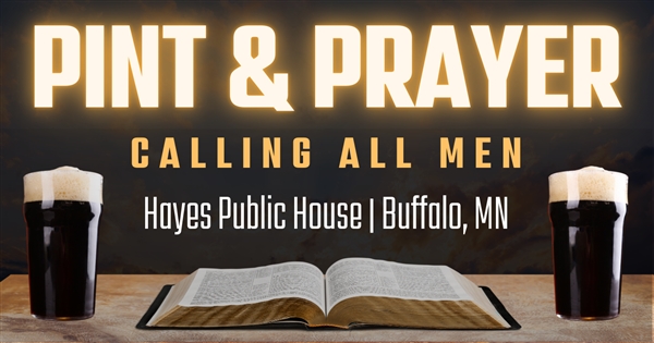 Pint & Prayer Men's Event