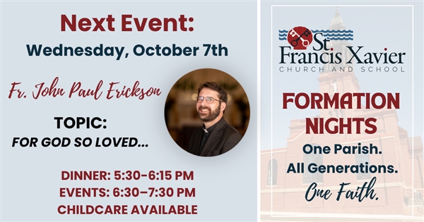 Upcoming Formation Night