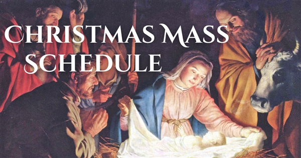 Christmas Mass Schedule