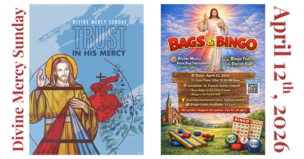 Divine Mercy Sunday Celebration w/ Bean Bag Tourney & Bingo