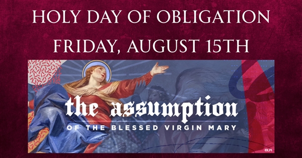 Holy Day Mass Schedule