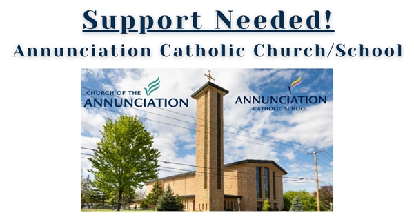 Still Collecting Donations for Annunciation Catholic Church/School
