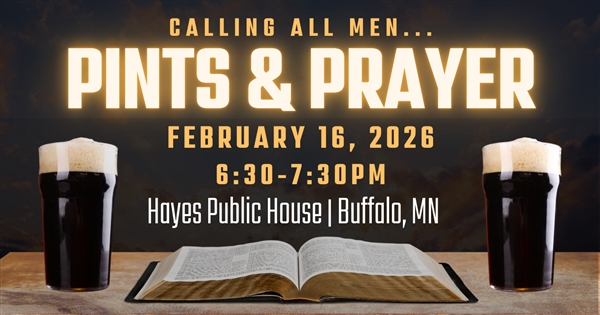 Pint & Prayer Men's Event